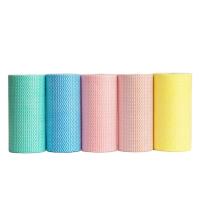 China Perforated Non Woven Cloths Roll Cleaning Wipes Resuable Multipurpose on sale