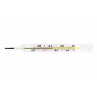 China Lightweight Oral Mercury Thermometer , Medical Glass Mercury Thermometer on sale