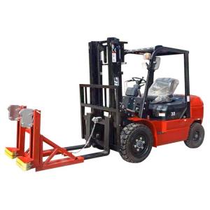 China ISO Double Drum 280kg 450kg Forklift Attachment For Mitsubishi supplier