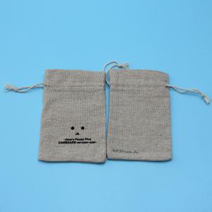 Wholesale Promotional Printed Small Sachet Gift Packaging Drawstring Jute Bag