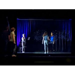 3D Projection System 3D Holographic Display Hologram Stage Show Pepper Ghost Technology