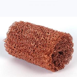 China 100% Copper Knitted Wire Mesh Roll 4 X 40 For Distilling supplier