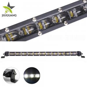 China Single Row Jeep Led Light Bar 6 D Over 50000 Hours PMMA Lens Material supplier