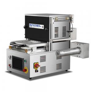 China Map Packaging Equipment Food Tray Sealing Machine For Pasta / Baked Goods supplier