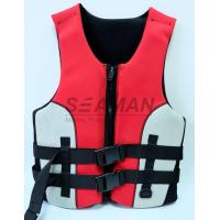 China 100N Neoprene Water Leisure Adult / Kids Life Jackets For Surfing Boating Kayak on sale