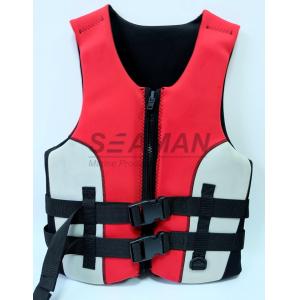 China 100N Neoprene Water Leisure Adult / Kids Life Jackets For Surfing Boating Kayak supplier