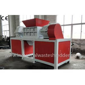 China Red Color Bottle Shredder Machine High Torque With Electronic Protection System supplier