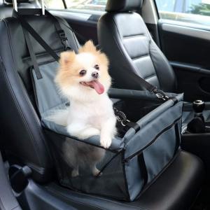 1.05kg 4cm Raised Dog Car Seat PVC Front Seat Dog Carrier