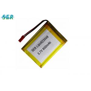 Rechargeable Lithium Polymer Battery Lipo Pack 3.7 Volt 623048 For MP3 / GPS