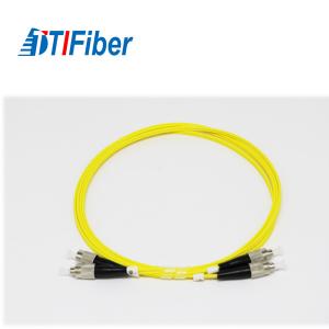 China FC To FC Duplex Single Mode Fiber Optic Network Cable Low Insertion Loss SGS Approval supplier