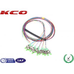 China FC APC Mono Mode Fiber Optic Pigtail Cables 0.9mm 1.5m LSZH Cover supplier