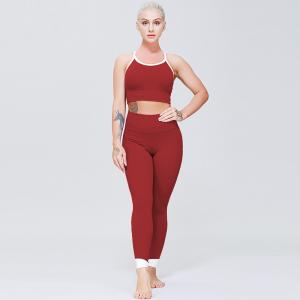 Red XXS Yoga Clothes Set Women Sports Bras With Leggings