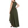 Wholesale sexy fat women dresses sleeveless long plus size dress