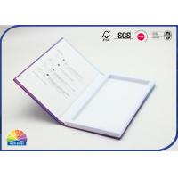 China EVA Foam Hinged Lid Gift Box For Music CD Photo Album Brochure Packaging on sale
