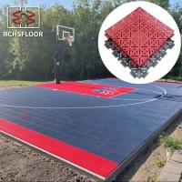 China Volleyball Floor Basketball Court Tiles 30.48*30.48cm Carton Package on sale