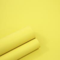 China Yellow Color PVC Decorative Film Super Matte For Bedroom Cabinet Doors on sale