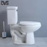 China Tall Ada 2 Piece Toilet Dual Flush Toilet Elongated Bowl Two Piece Closet wholesale