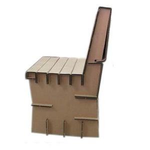 China Living Room Paper Folding Furniture Paper Folding Chair Evironmental Friendly supplier