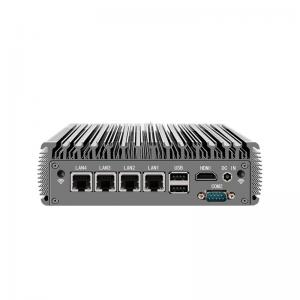China fanless embedded box pc intel celeron J4125 N5105 mini pc computer for industrial supplier