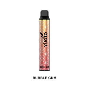 China Yuoto Luscious Disposable Fruit Electronic Cigarette bulk cheap Bubble Gum Ice 1350mAh Battery supplier