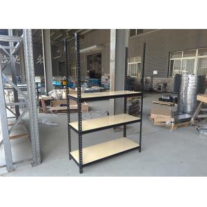 China 5 Layers Boltless Metal Shelving , Powder Coating Rivet Rack Shelving supplier