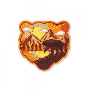 3.5 Inch Decorative Iron On Patches , Embroidered Badge Patch For DIY Clothing​