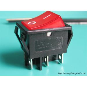 China Good Quality Taiwan Brand R5-15 Rocker Switch, 32*25mm, ON-OFF, Red lamp, 16A 250V supplier