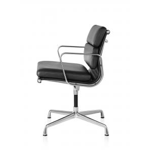 China Luxury Low Back Soft Pad PU Leather Swivel Chair Office Chair supplier