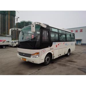 China 29 Seats Front Engine Used Coach Bus Zk6752d Weichai 140kw Mini Transportation supplier