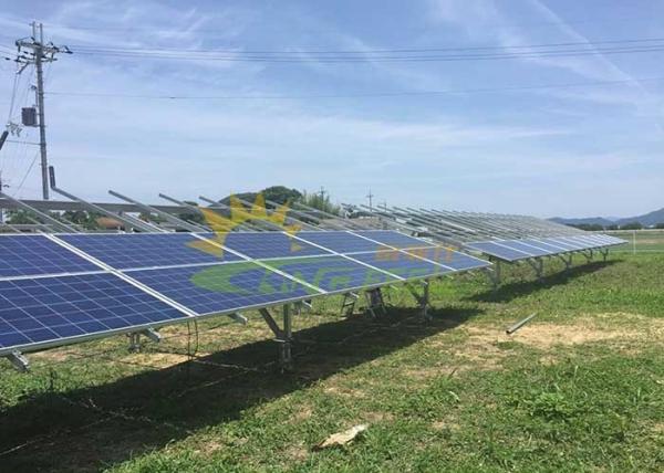 Ground Mounted Solar Pv Systems , Solar Racking System Reliable Structure