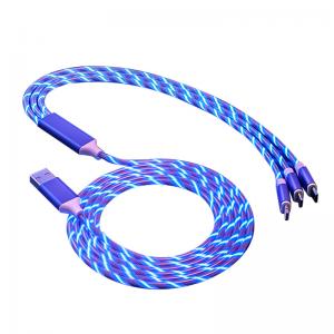 China 1.2m USB Data Transfer Cable 3 In 1 Fast Charging Transfer Data supplier
