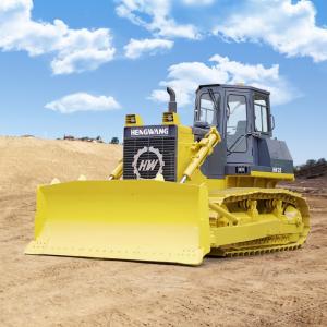 China 50-100 Gallons Diesel Bulldozer Heavy Earth Moving Machinery With Enclosed Cab supplier