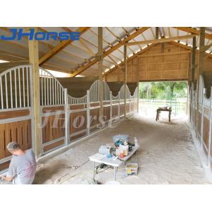 Luxurious Hot Dip Galvanized Horse stall Horse Stable Box With Swing or Sliding Door