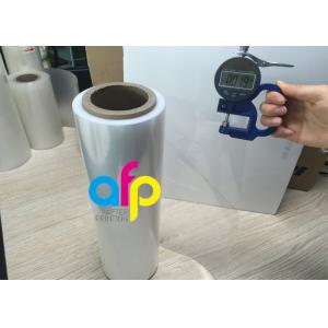 Half Sleeve Polyolefin Shrink Wrap Roll , Single Would Pof Plastic Film