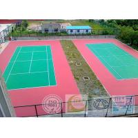 China All Weather Acrylic Sports Flooring Tennis Court Covering For High School / College on sale