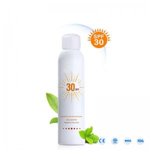 Moisturizing Natural Sunscreen Spray Spf30 Waterproof For Sweat Skin