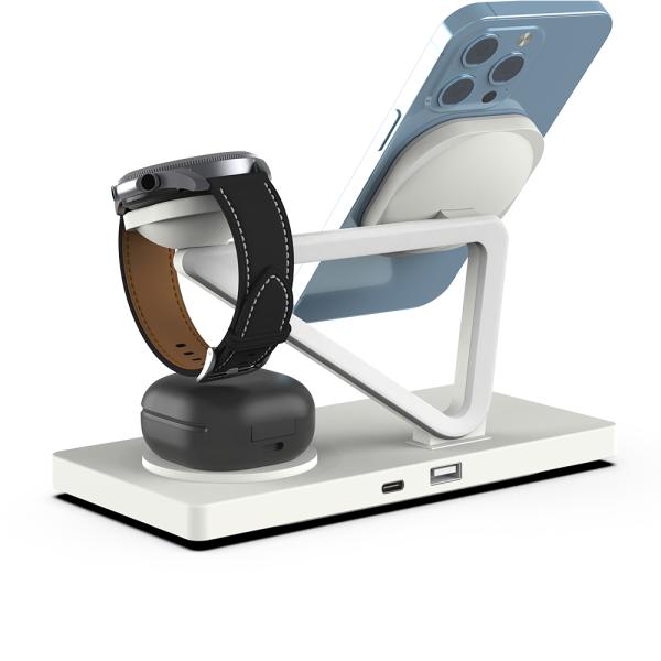 QI 磁気無線充電器 T216 iPhone と Samsung の無線充電器 スタンド