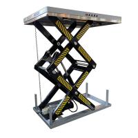 China Max Height 80.71in Heavy Duty Platform Lift 4000kg Double Scissor on sale