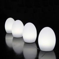 China Cordless Egg Shaped LED Lights , Egg Mood Lamp For Outdoor Night Club on sale