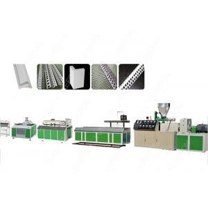 China 20 M Plastic PVC Profile Extrusion Line For Wall Ceiling Corner Tile Making supplier