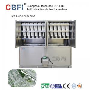 China Large 20 Tons Edible Ice Cube Machine With R507 Gas For Beverage Shop supplier