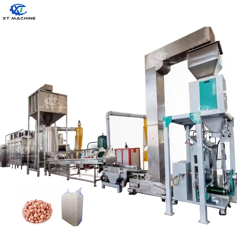 Automated Peanut Peeling Machine with High Blanching Quality and No Damage for 500-1000kg/h Capacity