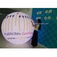 China Glow / Flash Flying Helium Balloon Lights PVC Logo Outside Spheres Advertising Inflatable on sale
