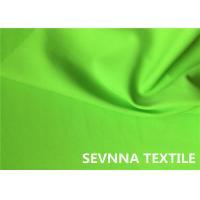 China Dyed Knit Circular Polyester Satin Fabric , Bright Green Polyester Crepe Fabric on sale
