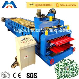 China PPGI Steel Two Layer Corrugated Roof Sheeting Machine supplier