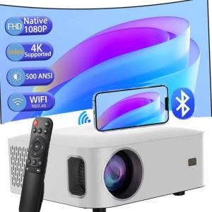 Small 200W HD LED Mobile T9 Projector 4K Multi Function Lightweight