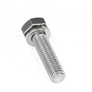 Contact Customer Service for Customized Stable A2 Machine Screws M8x32 Mm Hexagon SEMS