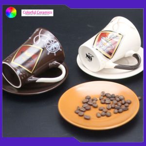 China Ceramic coffee cup and saucer  cup saucer set  dinner Set кружка для кофе купить wholesale