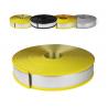 China Hand Making 80mm Yellow Steel Core Rubber Trim Cap for Outdoor Decoration wholesale
