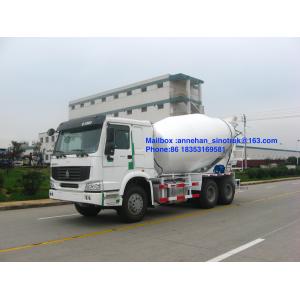 China 336hp Sinotruk Howo7 10m3 8m3 Concrete Mixer Tank 6x4 Lhd White Color supplier